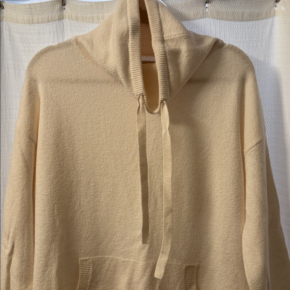 LOFT Cream Cowl Neck Sweater